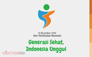 Logo Hari Kesehatan Nasional (HKN) 12 November 2019: Generasi Sehat, Indonesia Unggul - Download Vector File AI (Adobe Illustrator) Logo Hari Kesehatan Nasional (HKN) 12 November 2019: Generasi Sehat, Indonesia Unggul - Download Vector File AI (Adobe Illustrator)