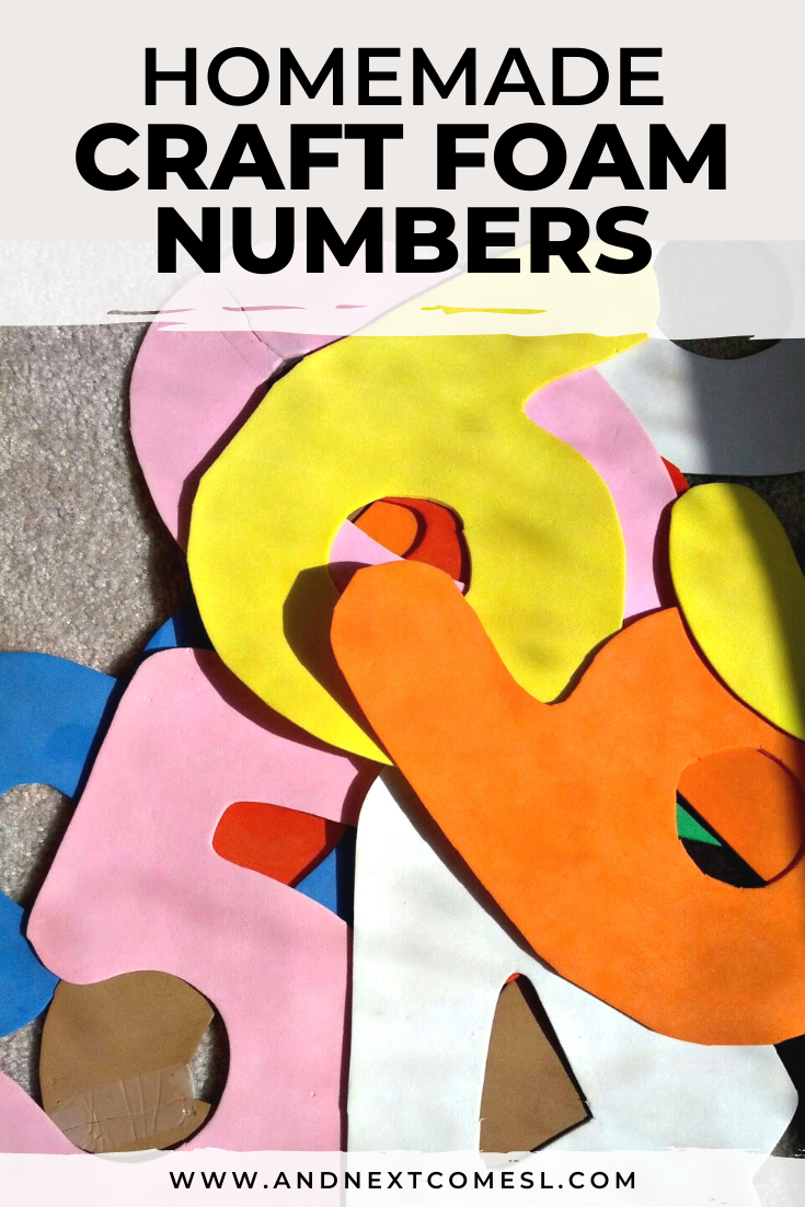 Large Foam Letters & Numbers