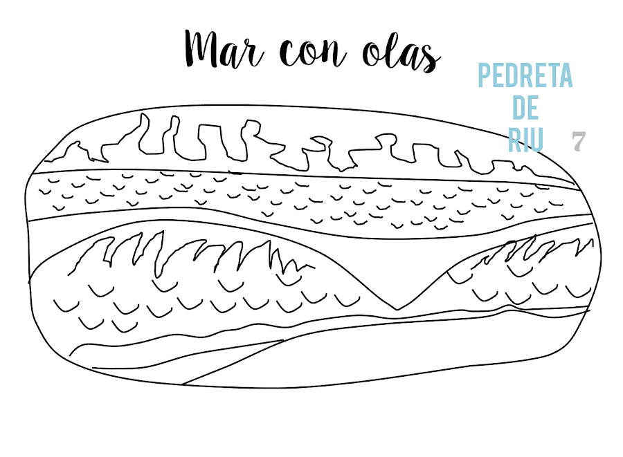 COMO PINTAR PIEDRAS CON MAR Y OLAS PASO A PASO