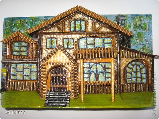 строительство и украшение дома. презентация украшаем дом ₽ класс. панно домики из картона. строительство и украшение дома технология 3 класс. изба из гофрированного картона.