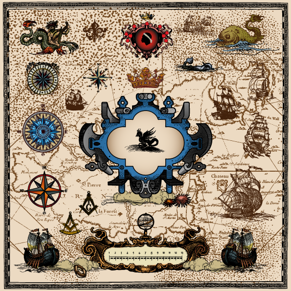 Ilustraciones marinas de la era de los descubrimientos