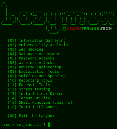 Lazymux - Termux Best Tools Installer