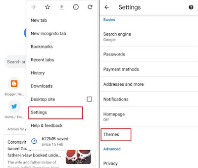 How to enable Dark theme on Google Chrome in Smartphone, android chrome ui dark mode