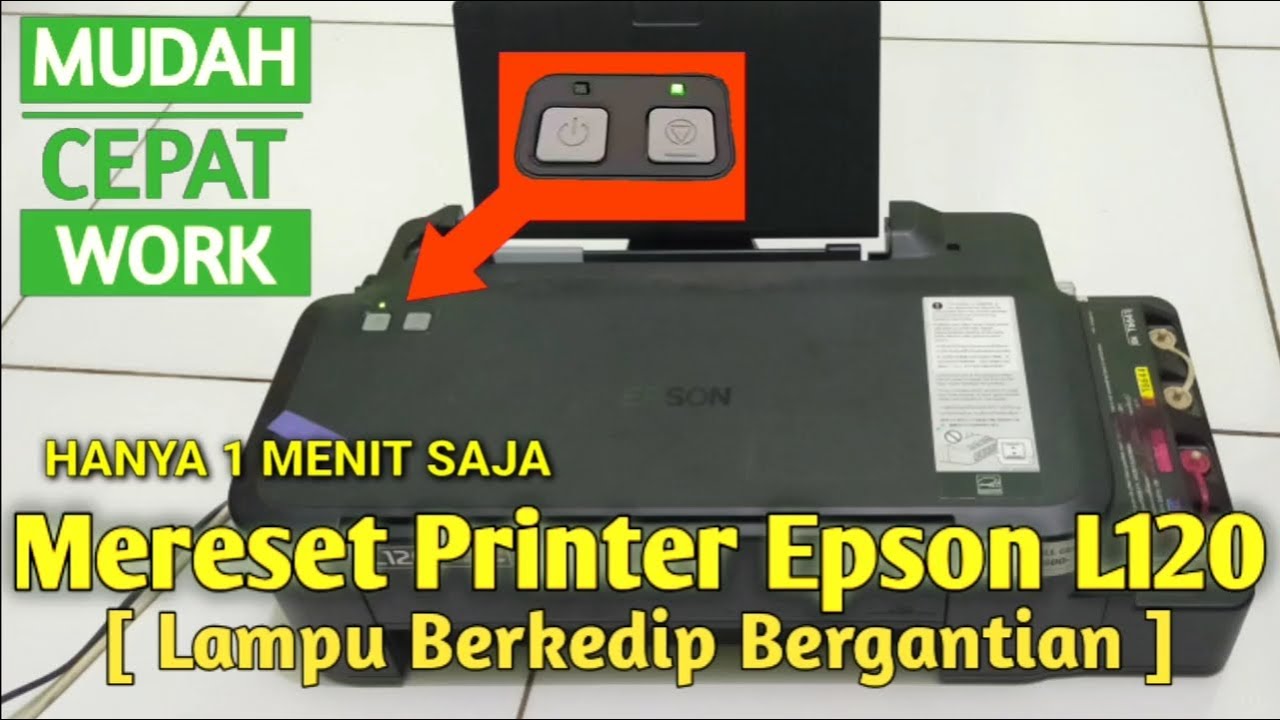 Cara Merepakan Printer Epson L120 dengan Nada Lucu