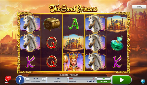 Slot Demo 2by2 Gaming The Sand Princess