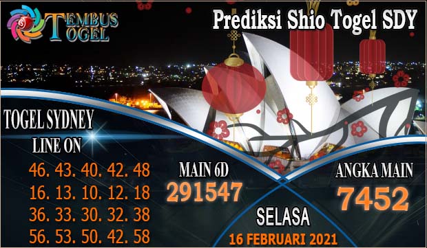 Prediksi Shio Togel SDY Hari Selasa 16 Februari 2021