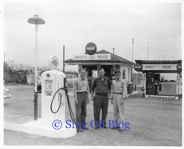 Darsey's Gas House - Old Albany #3 in the 1950s - Slappey Blvd - Sing Oil Company - Albany, GA