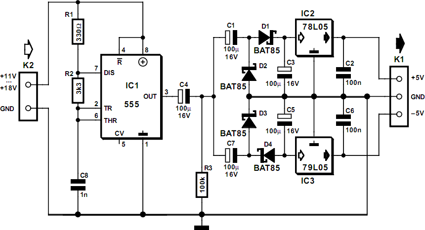 Circuit Diagram Of Ac To Dc Converter