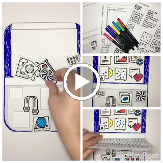 Your students are going to love learning about the parts of a computer while building their own on paper! These little laptops turn out so adorable you can't resist smiling when you see the finished products.
