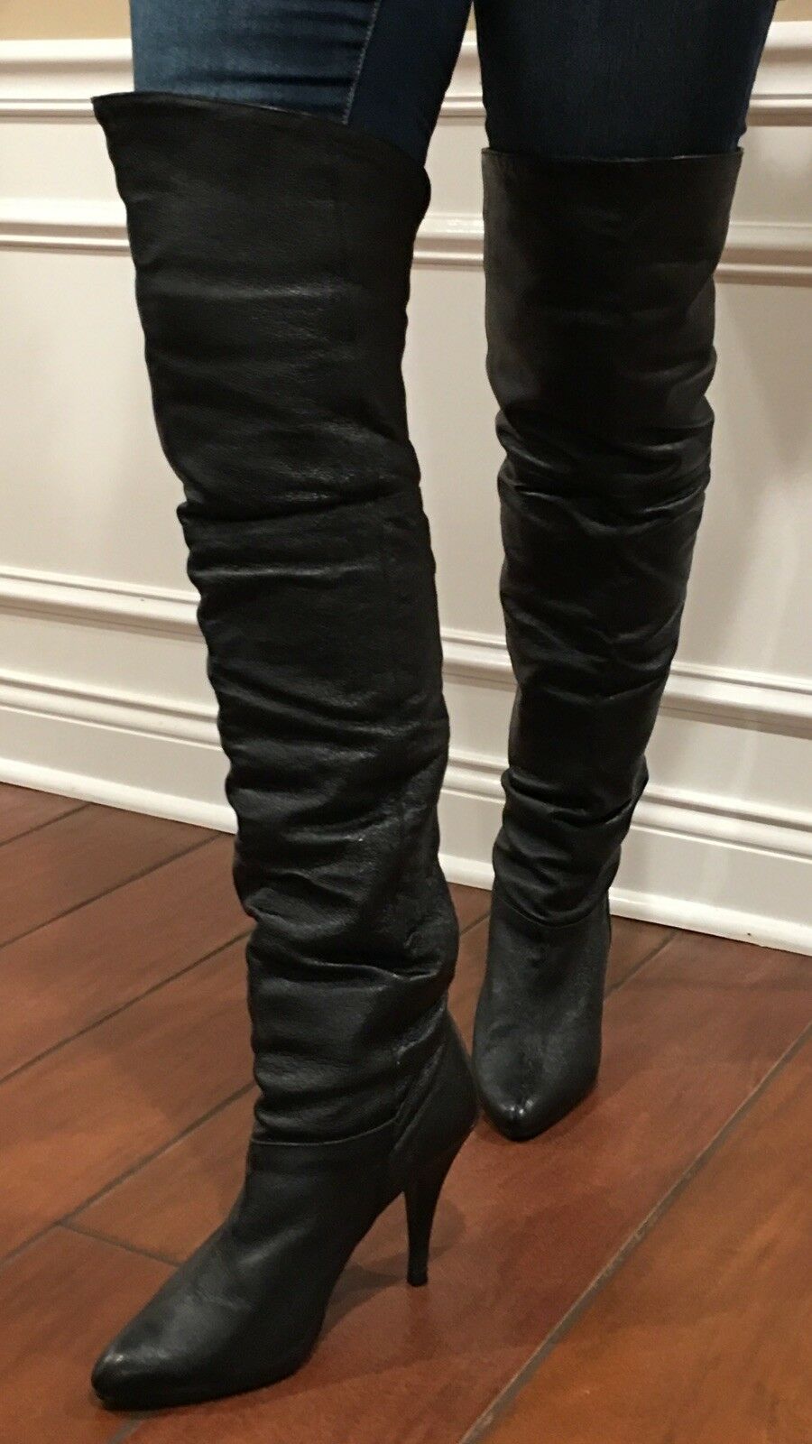 eBay Leather: Vintage Wild Pair thigh boots sell for $350!