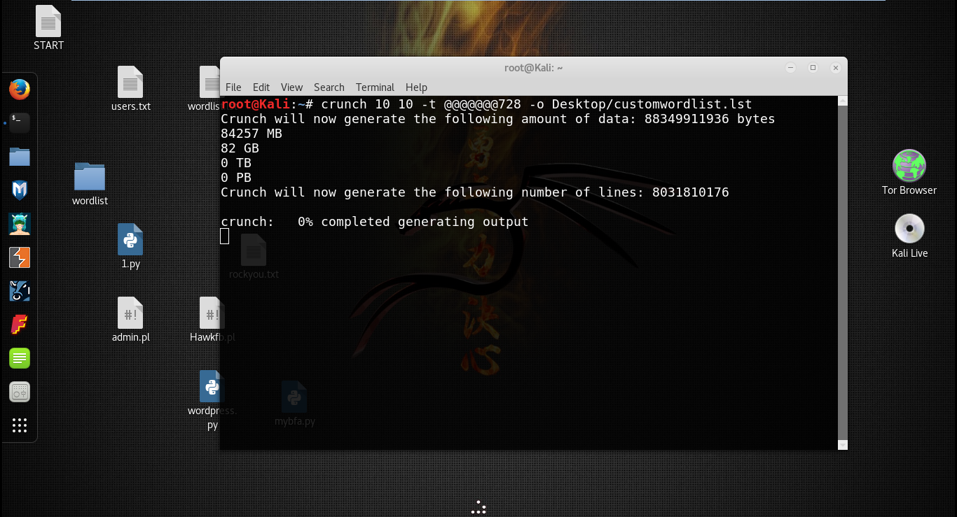 Password List Generator Kali Password List Generator Kali