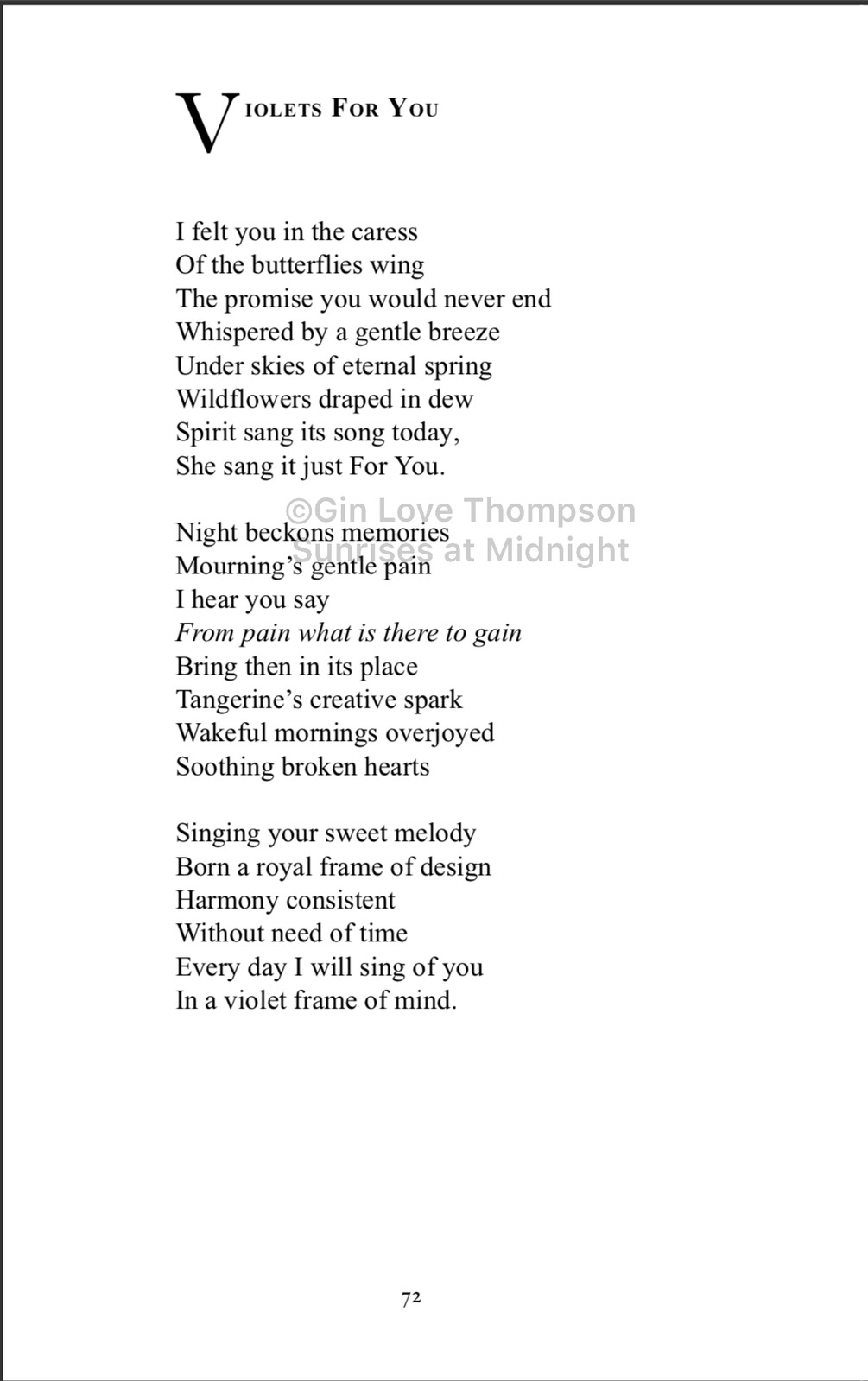 A Purple Day in December "Two Petals from the Same Flower" Interview