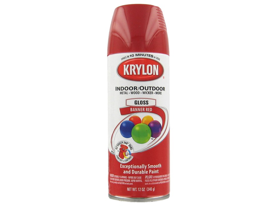 krylon gloss banner red