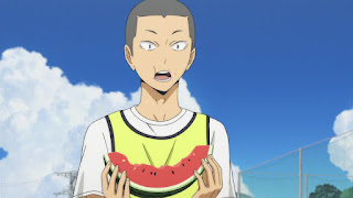 ハイキュー!! アニメ 2期7話 田中龍之介 | HAIKYU!! 梟谷学園グループ 合同合宿 スイカ