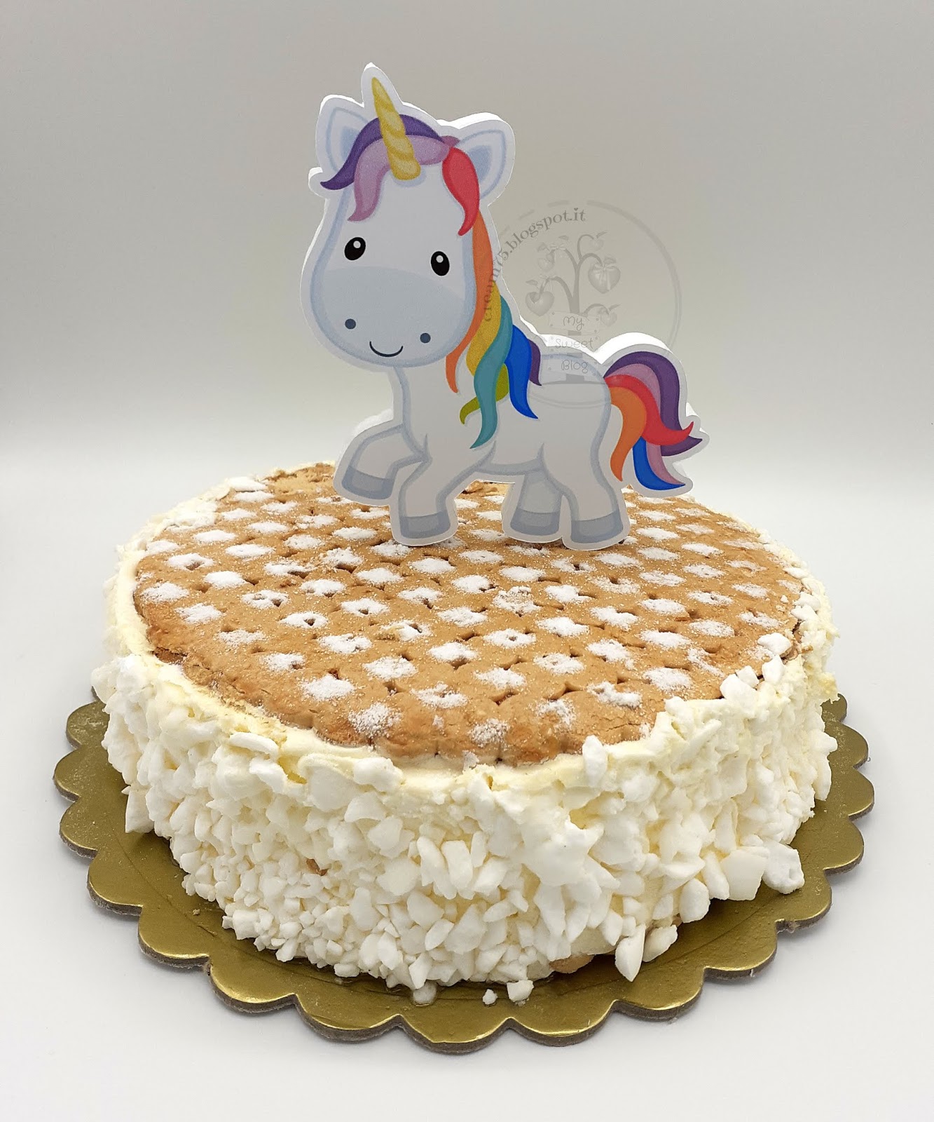 My Sweet Blog: Cake topper unicorno per compleanno o cerimonia