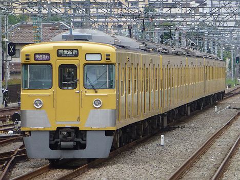 西武新宿線　快速急行　西武新宿行き1　2000系