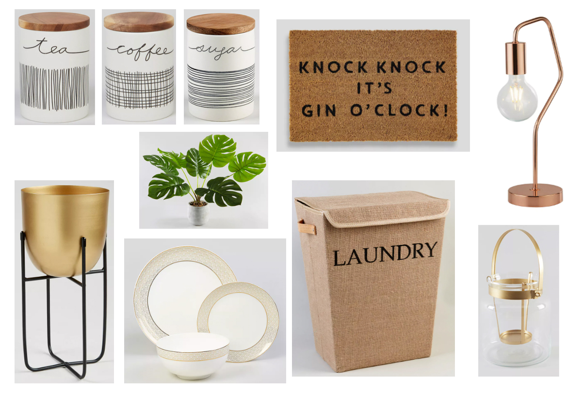 matalan tea coffee sugar canisters