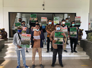 Lestarikan Lingkungan, ASLMS Lakukan Aksi Penolakan Pembangunan Kelapa Sawit di Malang Selatan