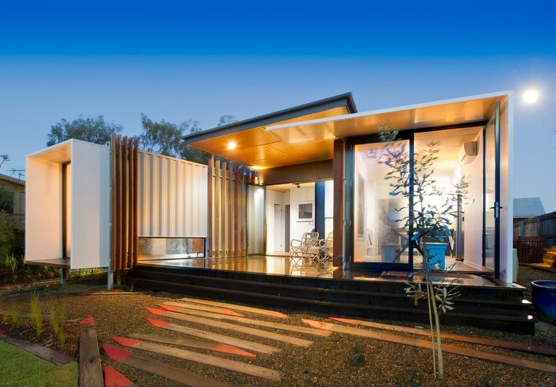 Shipping Container Homes & Buildings Beach Box Shipping Container Home