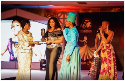 Omotola Jalade's Dress For International Women’s Day