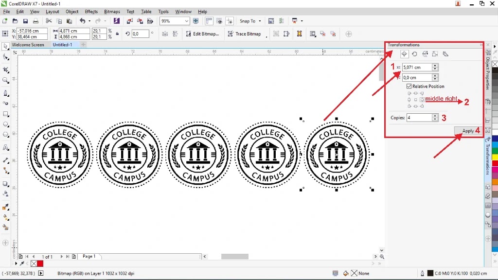 Cara duplikat gambar di corel