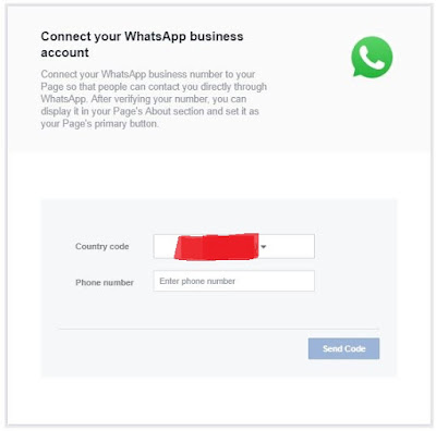 Cara Link Button WhatsApp ke Facebook