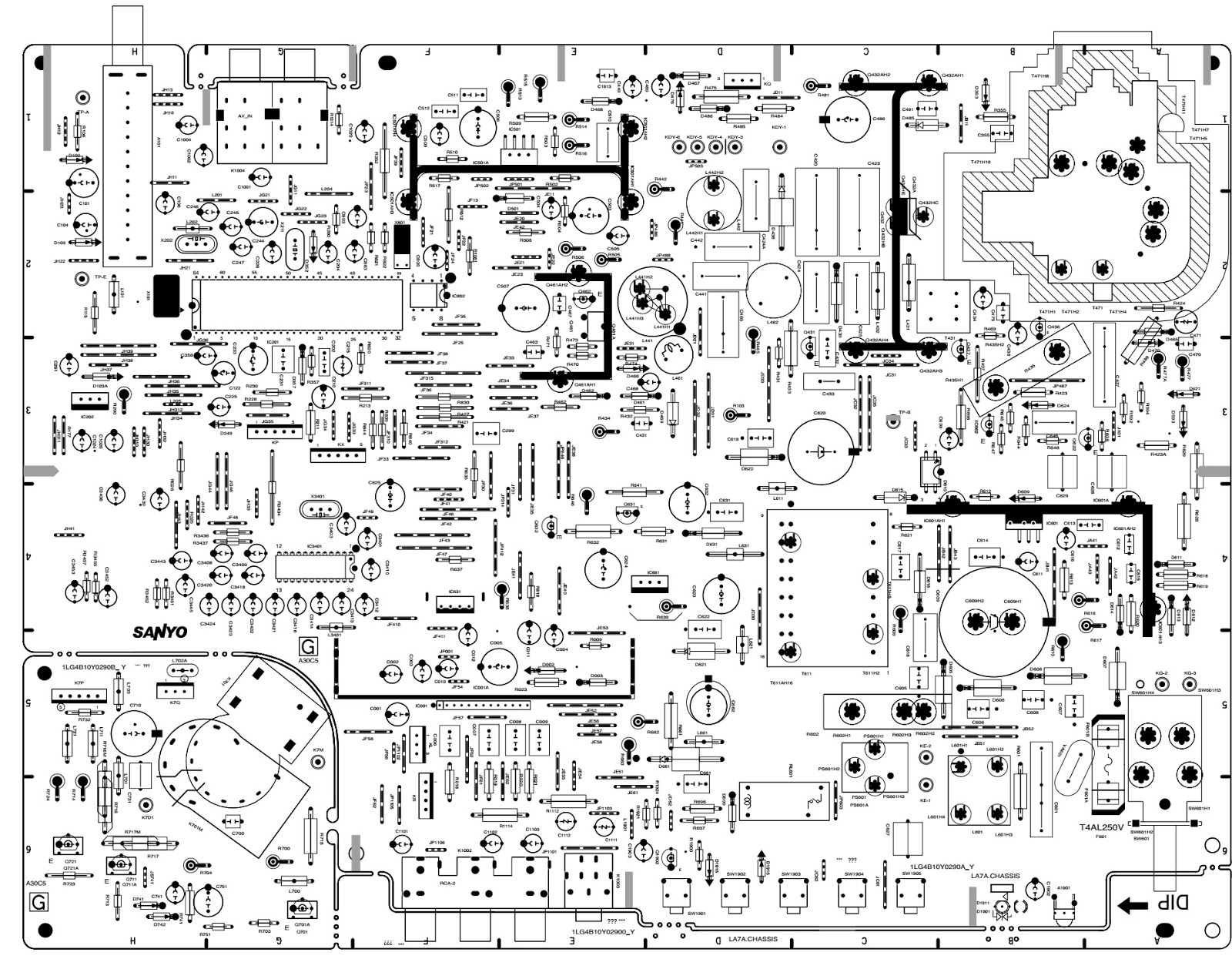 Master Electronics Repair Philco Pf2118 Argentina Used Sanyo Tv Kit How To Enter Service Mode Adjustments Circuit Diagram
