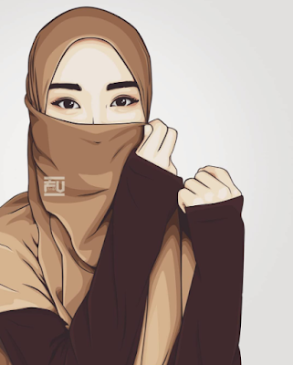 1001 Gambar Kartun Muslimah Bercadar