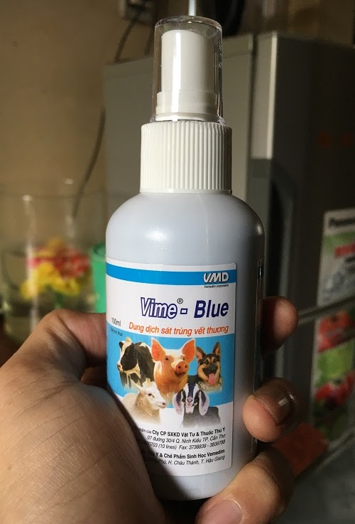 Vime Blue Dung Dịch Sát Trùng Vết Thương Mau Lành 100ML