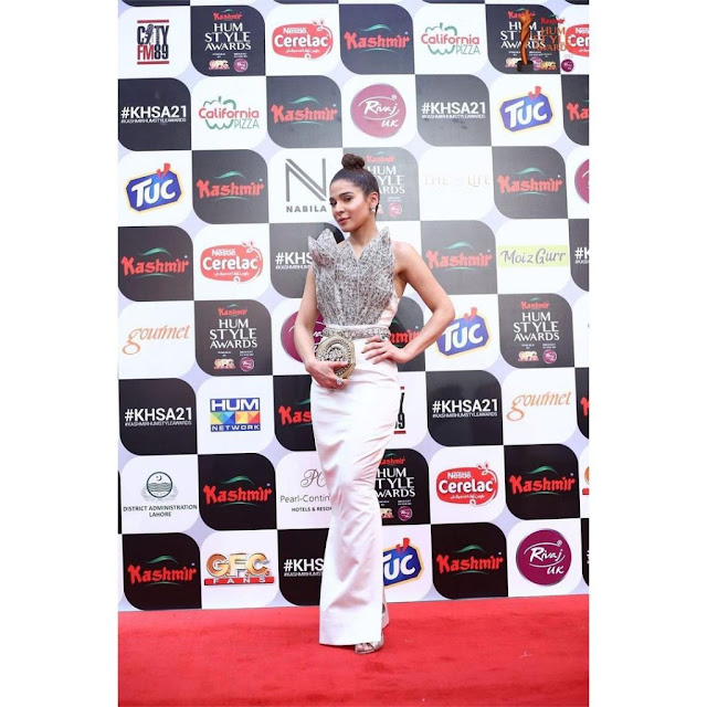 Ayesha omer at Hum style awards 2021