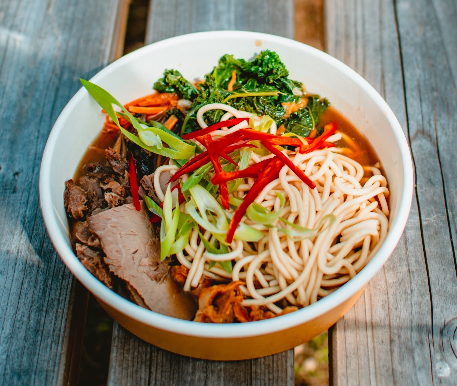 Soupe de nouille vietnamienne au porc Soupe de nouille vietnamienne au porc