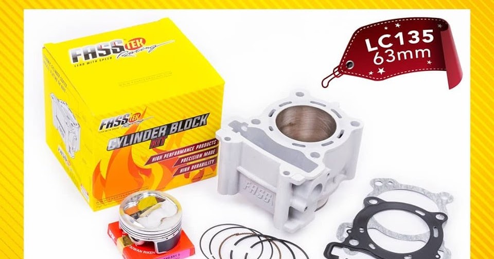 FASSTEK RACING CERAMIC BLOCK NIKASIL 63MM PISTON YAMAHA LC135