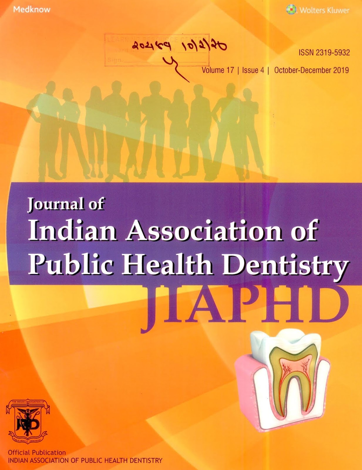 http://www.jiaphd.org/showBackIssue.asp?issn=2319-5932;year=2019;volume=17;issue=4;month=October-December
