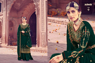 Zubeda Mehzbin Georgette Bridal Salwar Kameez Collection