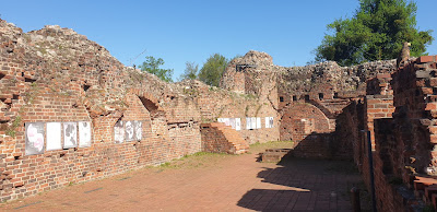 Ruiny zamek Krzyżacki w Toruniuu