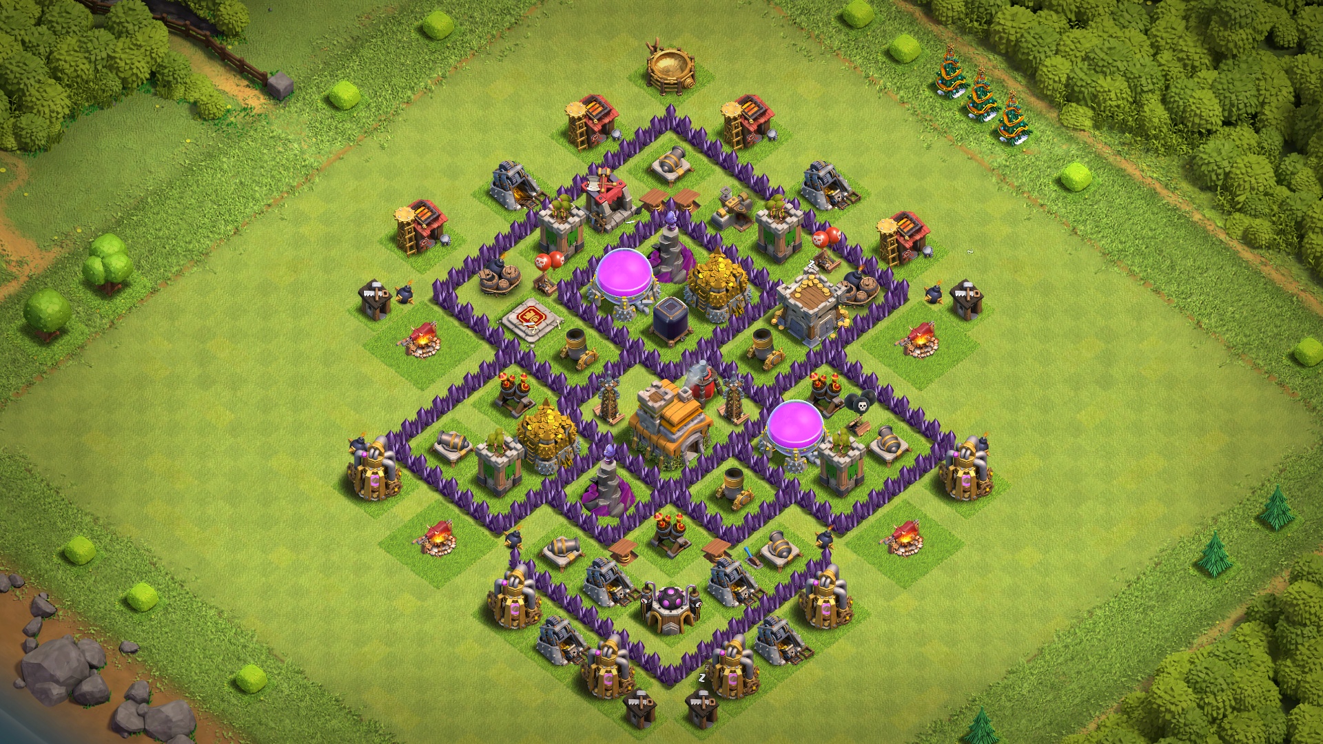 Best TH 7 Farm Base in Clash Of Clans.