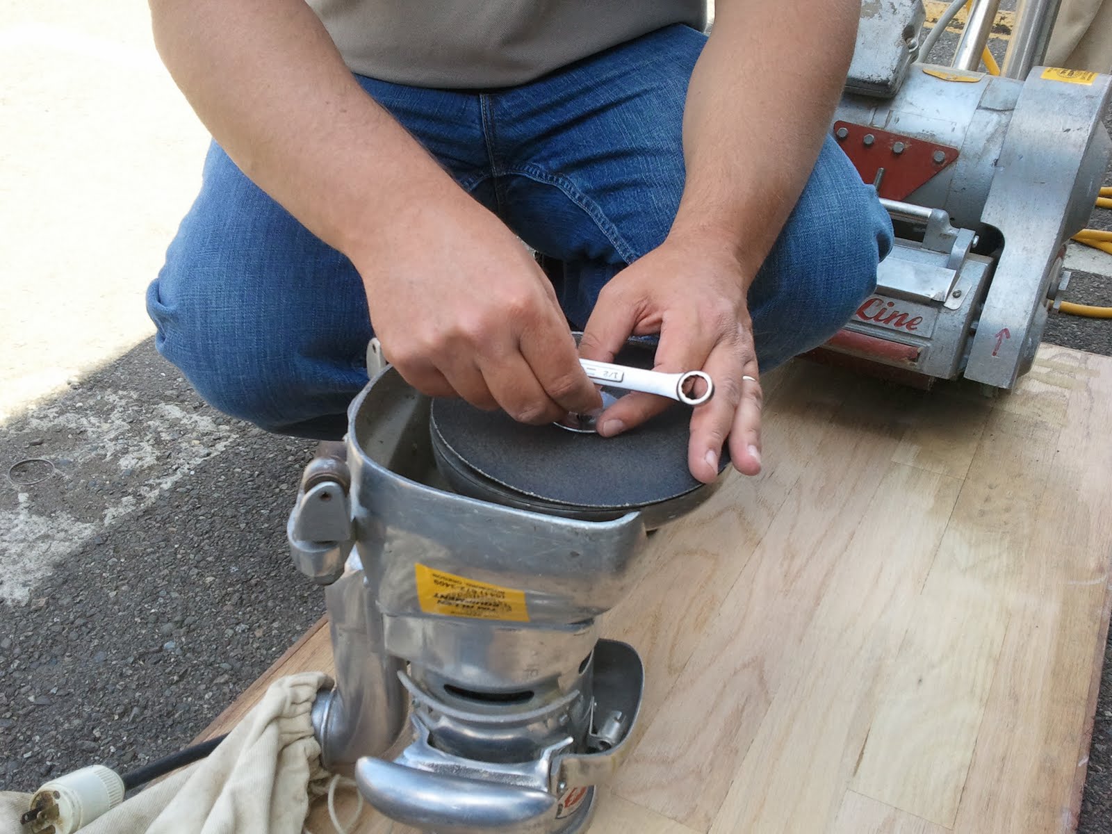 TimAllenEquipment Floor Sanding Demo Day at Tim Allen Equipment and