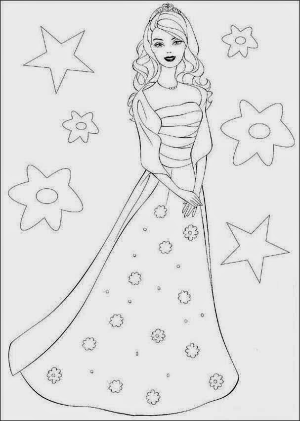 dance barbie coloring pages - photo #33