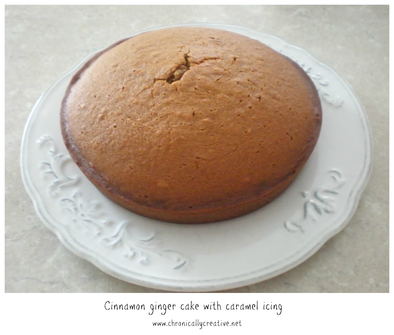 Cinnamon ginger cake with caramel icing Chapter Creativity