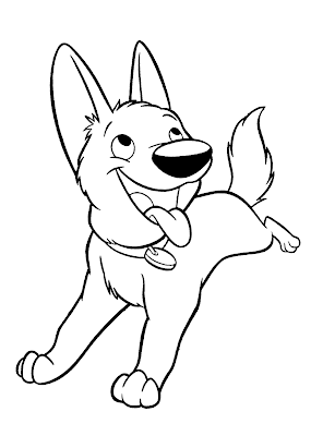Bolt Coloring Pages for Kids