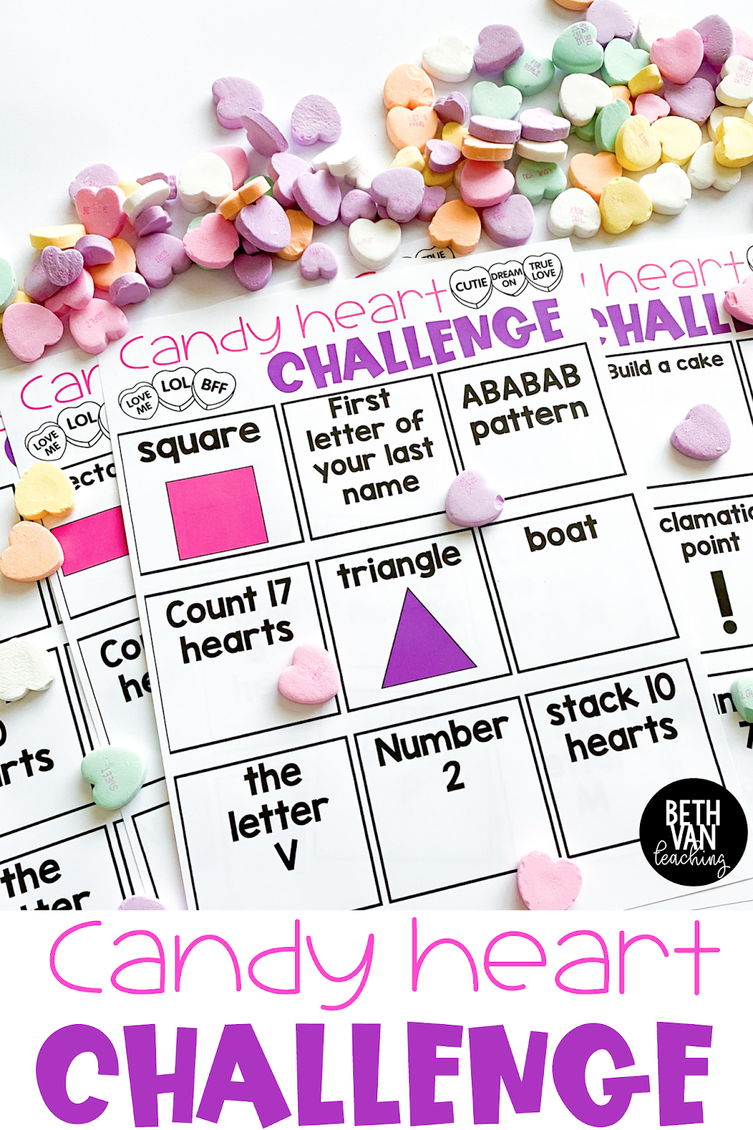 Theteachyteacher Easy Peasy Prep Candy Heart Challenge