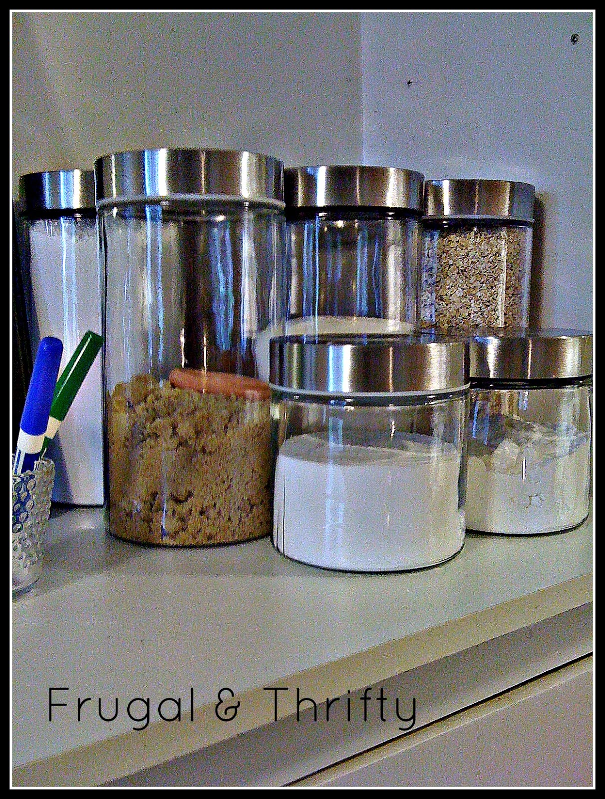 Frugal & Thrifty 20 Baking Canister Revamp