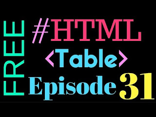 31- Les tableaux en HTML