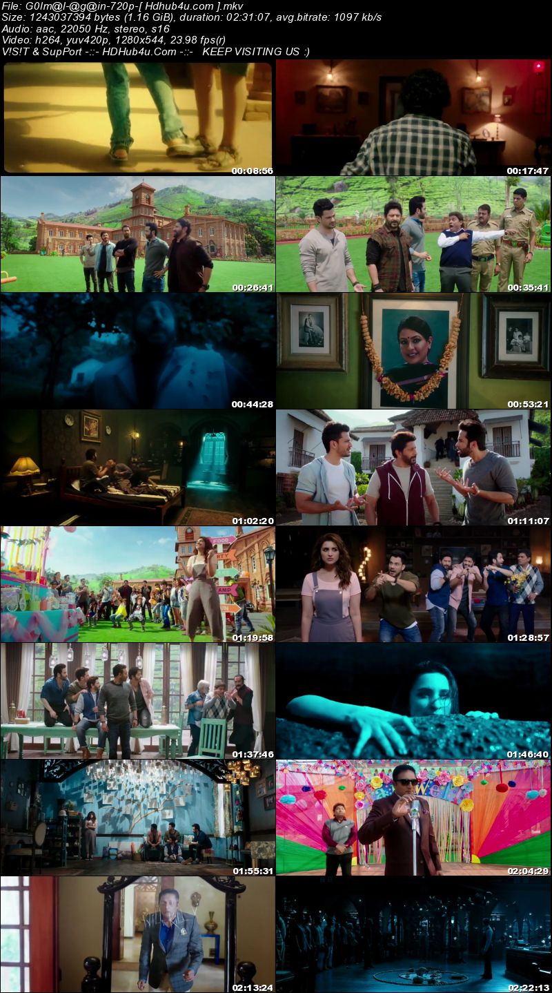Golmaal Again 2017 Hindi Movie 720p DVDRip 1.1GB Download