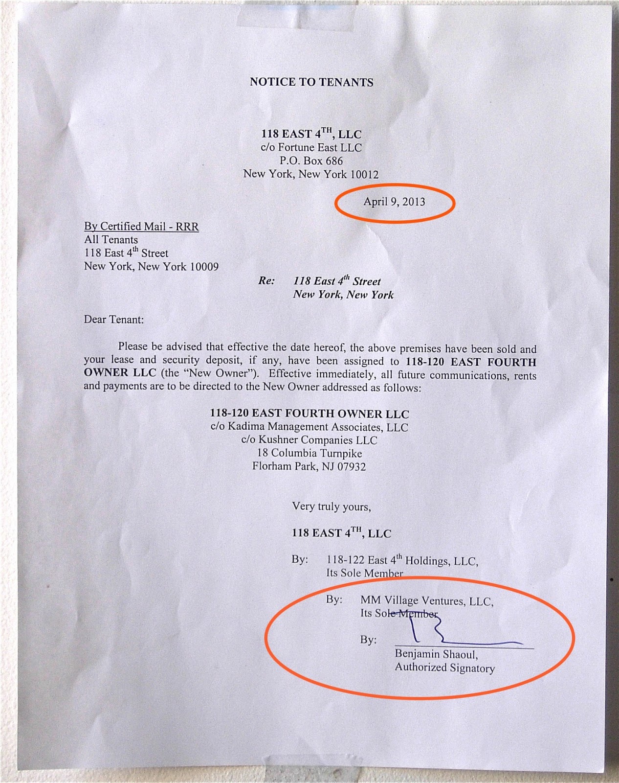 Occupy East 4th Street It's Official, Magnum and East 4th St. Split