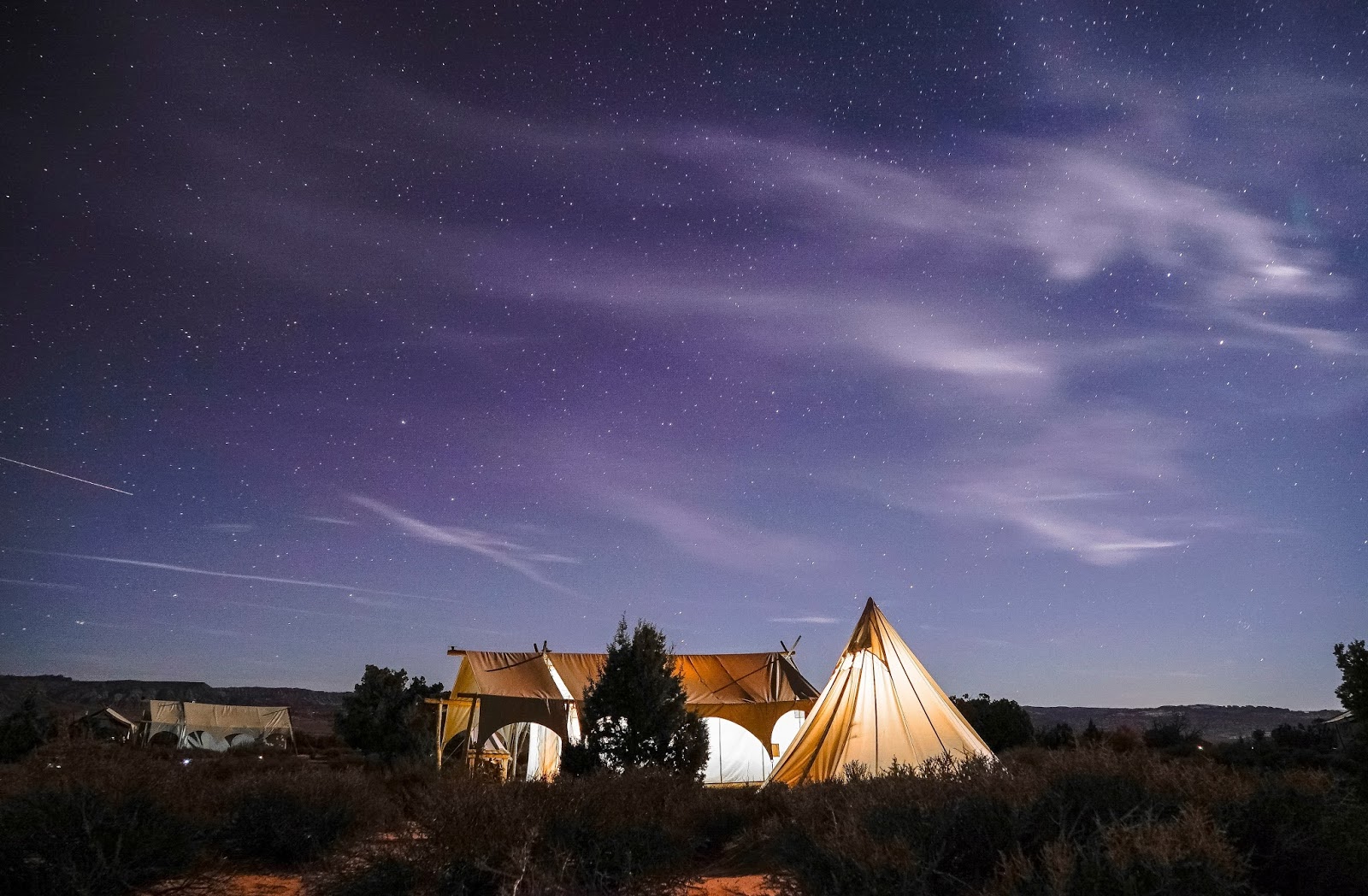 Night Camping Under the Stars Photography