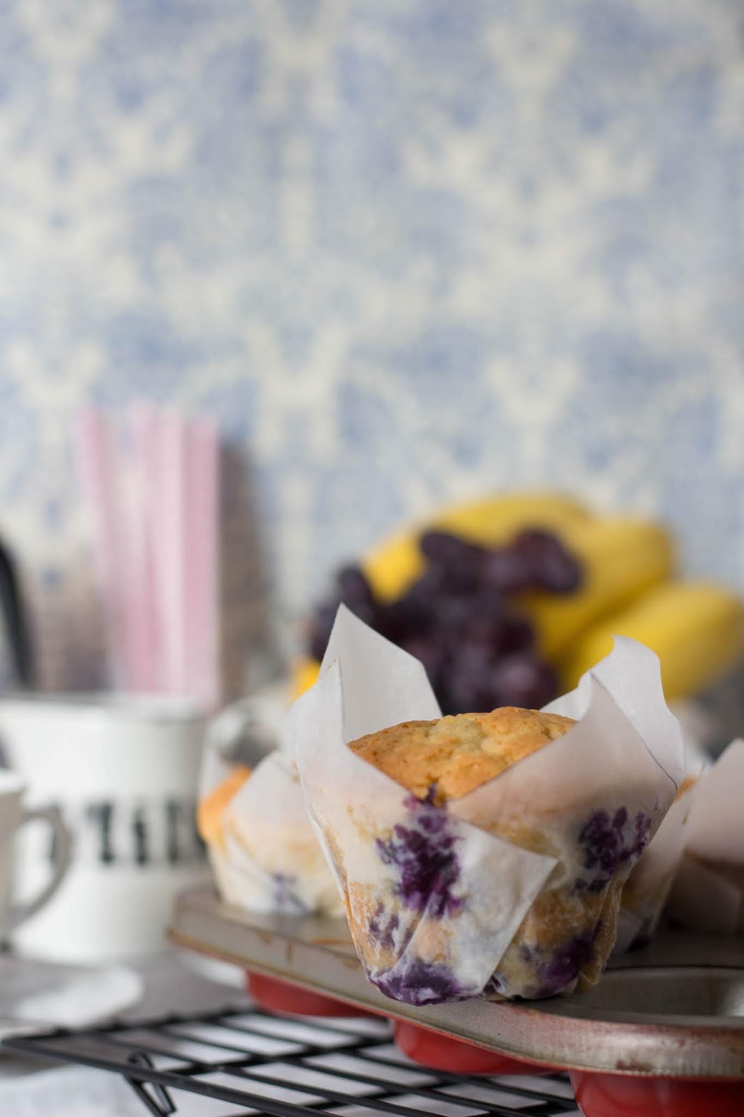 Galletas del Mundo MUFFINS DE CHOCOLATE BLANCO Y ARÁNDANOS FRESCOS