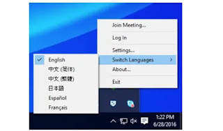 come cambiare lingua zoom cloud meetings su pc windows