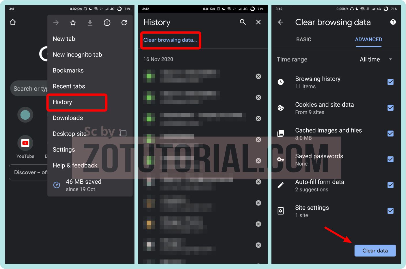 3 Cara Membersihkan Cache, History, Cookies Browser Chrome/Mozilla