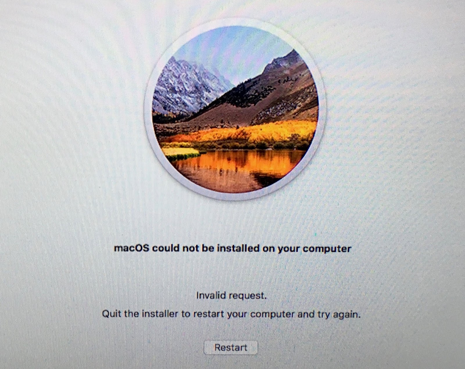 Os X Could Not Be Installed On This Computer Os X Could Not Be Installed On This Computer